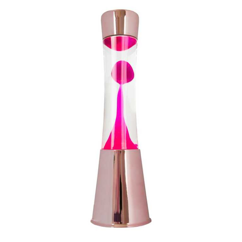 Fisura retro lavalamp - magenta/goud