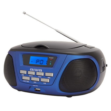 Radio CD-Speler bluetooth - blauw