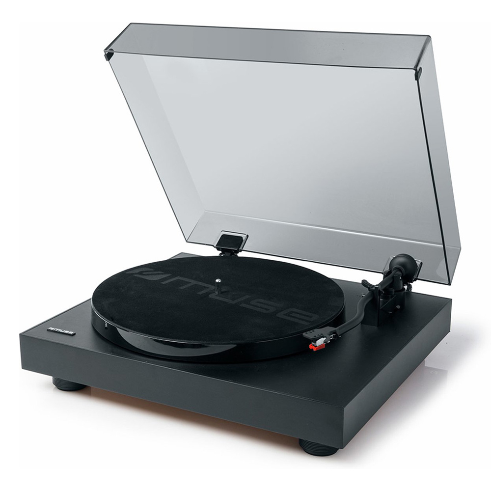 Muse MT-105B retro platenspeler zwart 