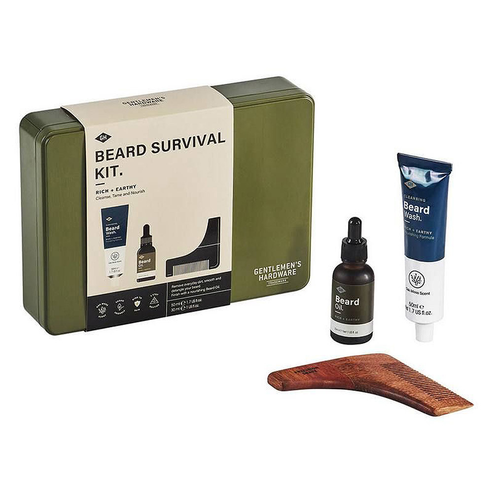 Beard survival retro kit - Alles voor een verzorgde baard!