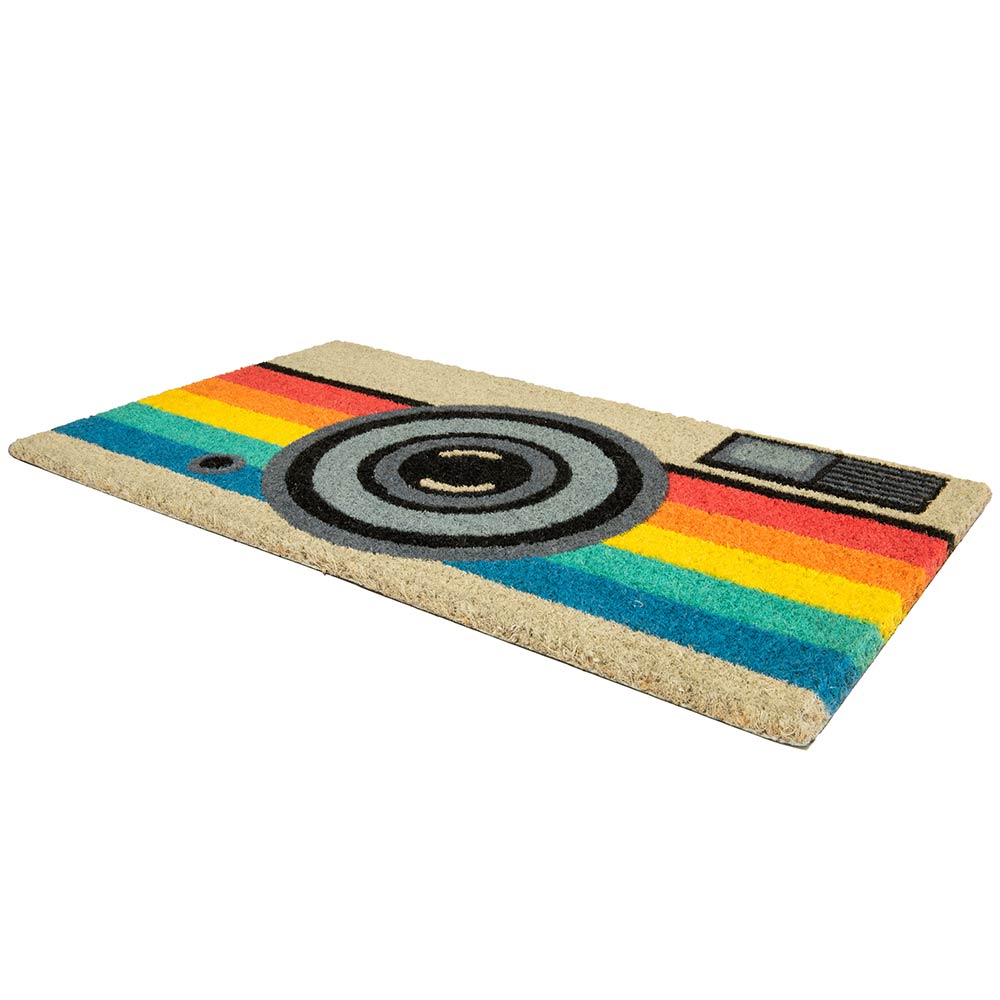 Retro camera deurmat 