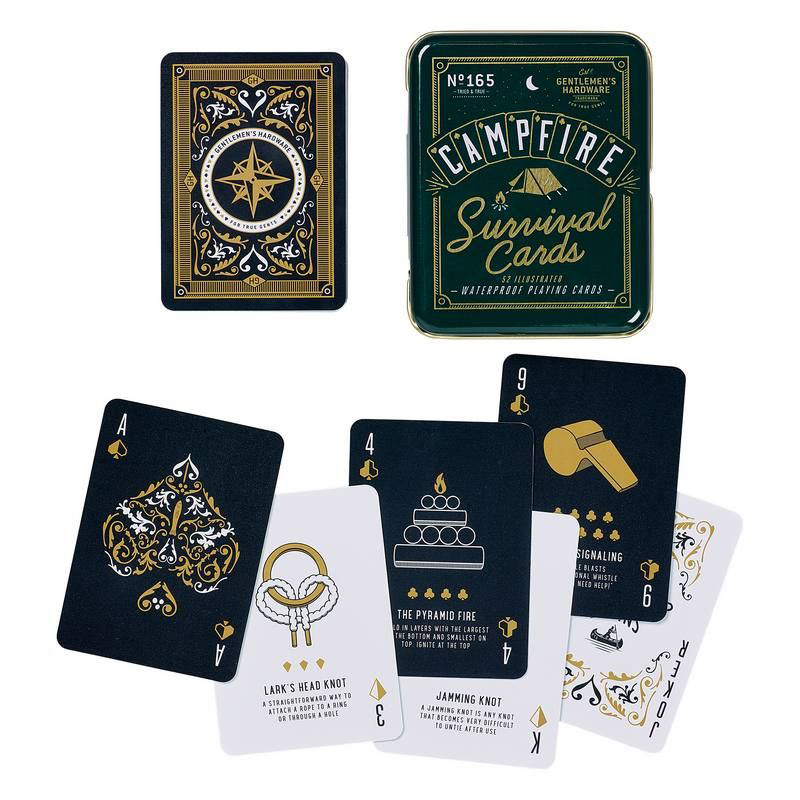 Gentlemen's Hardware Retro Campfire Games Survival Cards Kaartspel