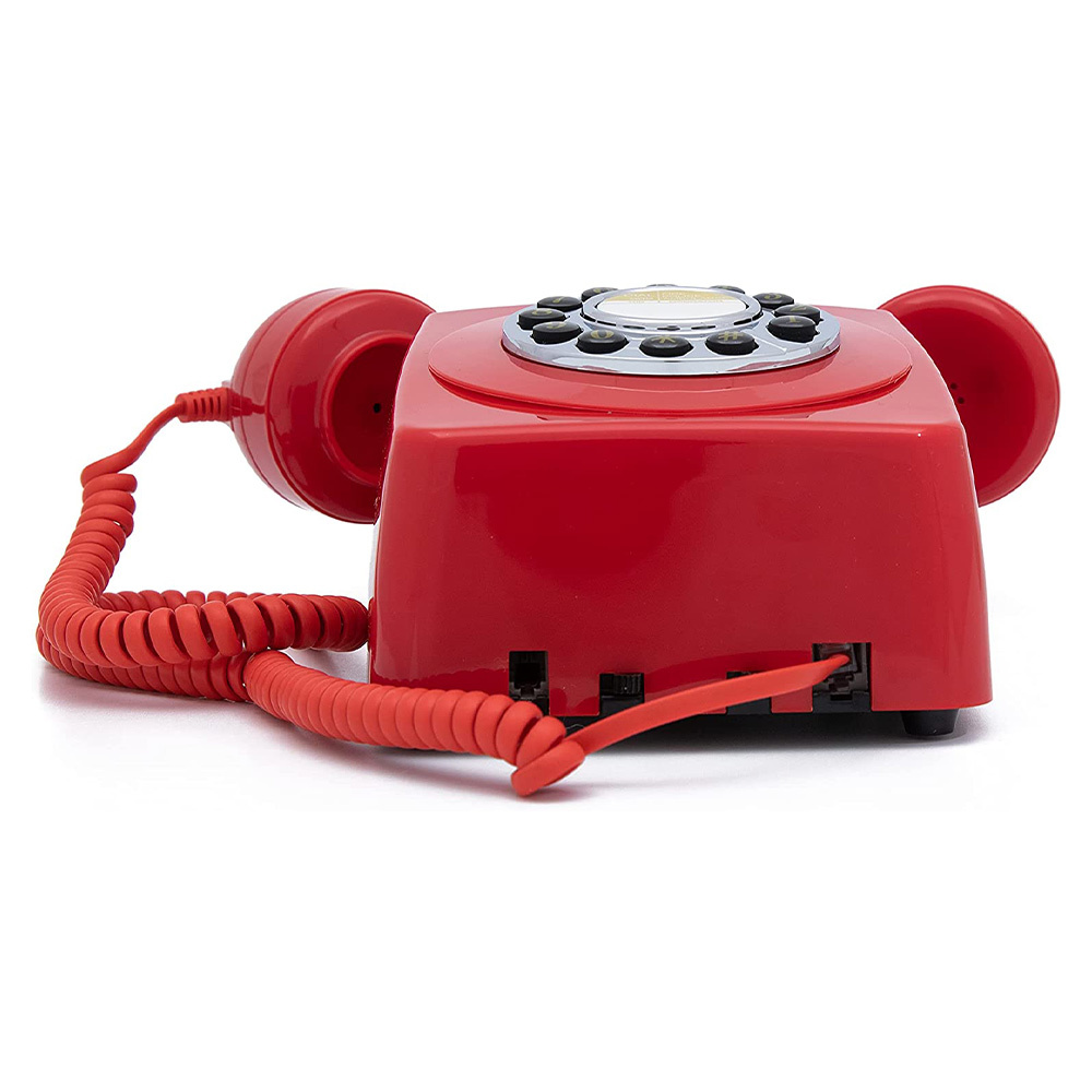 Retro wandtelefoon rood