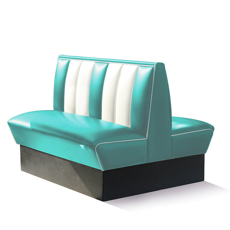 Bel Air Dinerbank Double Booth HW-120DB Turquoise