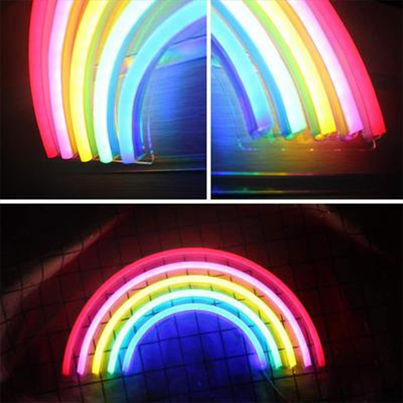 Neon verlichting regenboog - multi