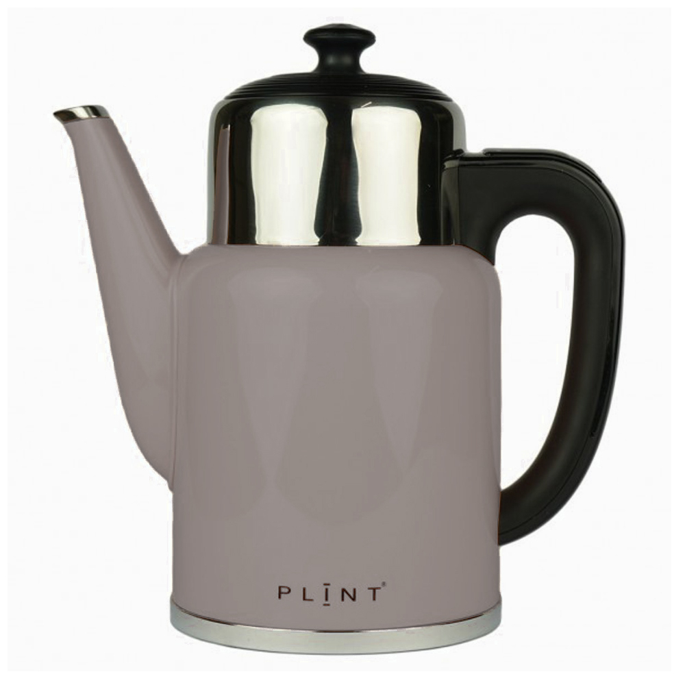 Retro waterkoker 1.7 liter almost black
