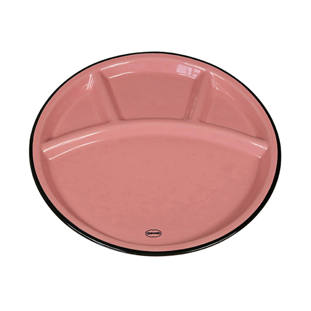 Retro fonduebord 24 cm cinnamon pink