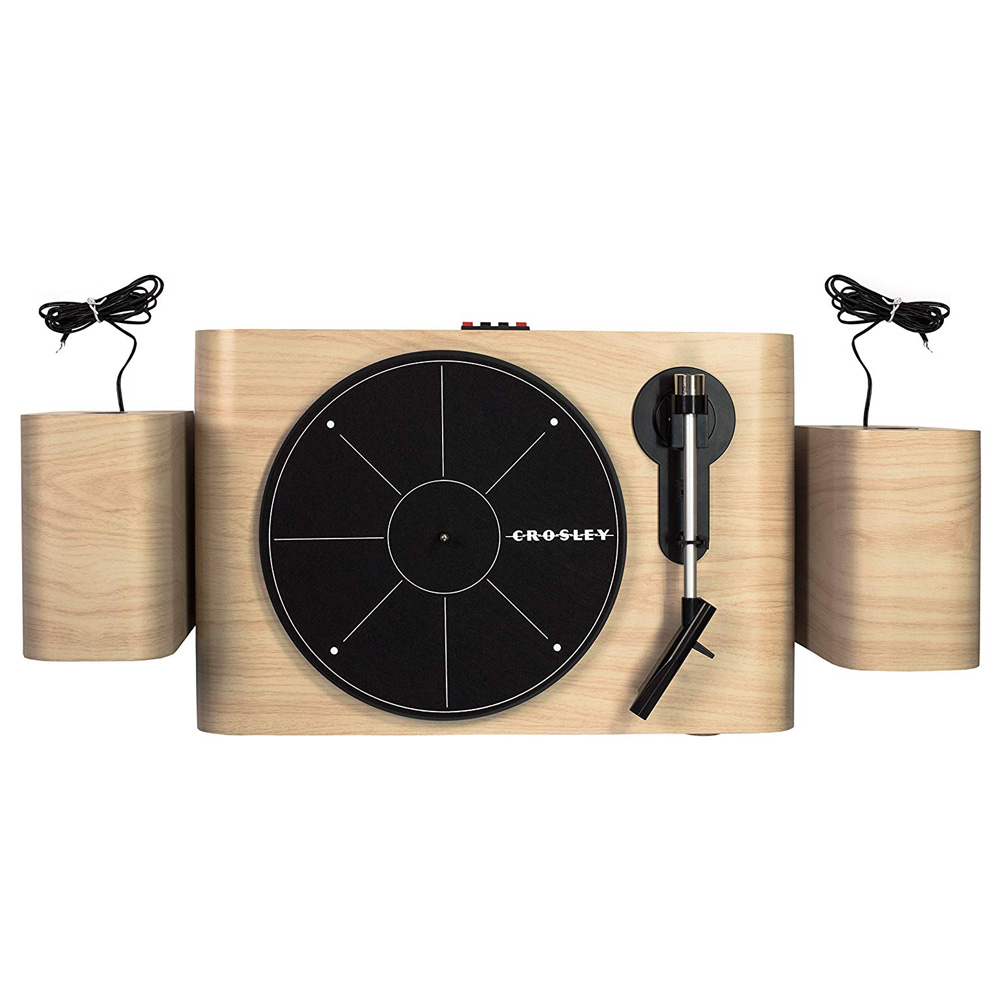 Crosley Gig Retro Platenspeler Bluetooth met Externe Speakers