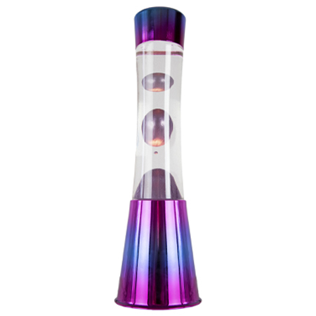 Fisura retro lavalamp - metallic paars