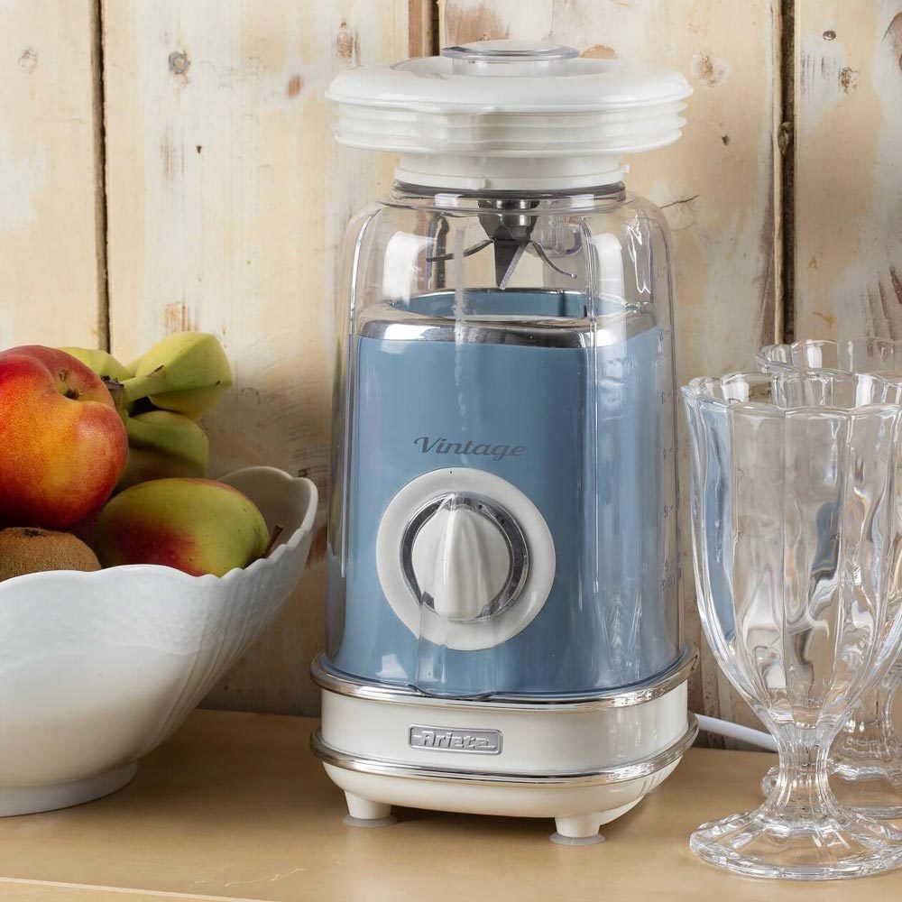 Retro blender blauw