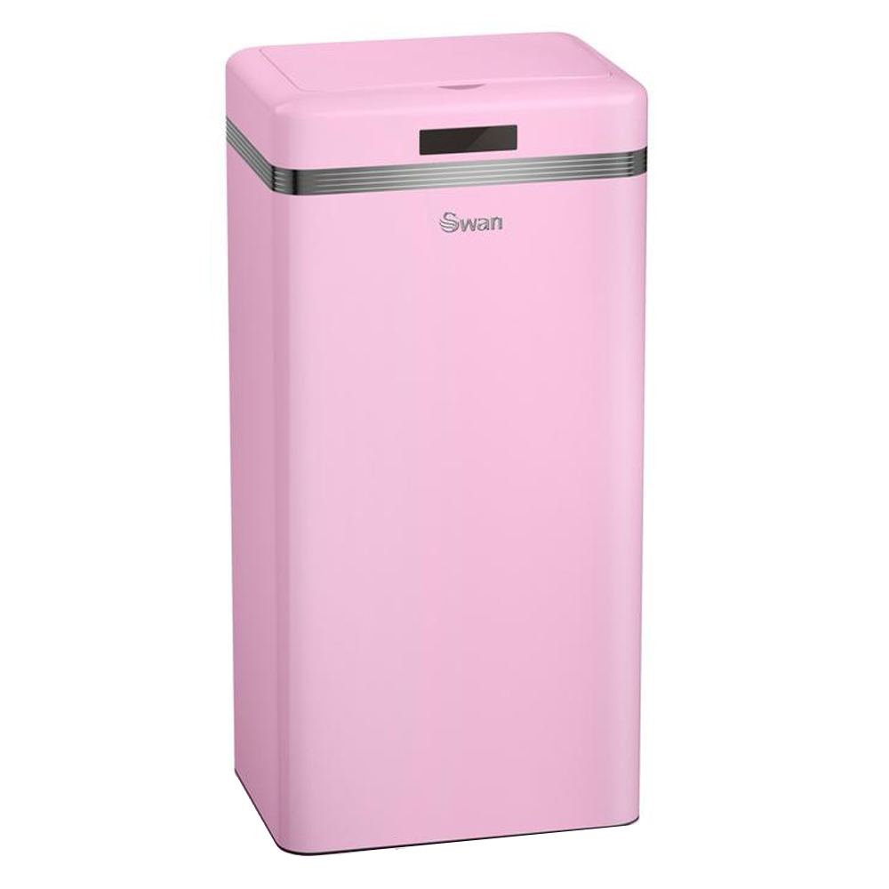 Swan Sensor Prullenbak 45 L Roze