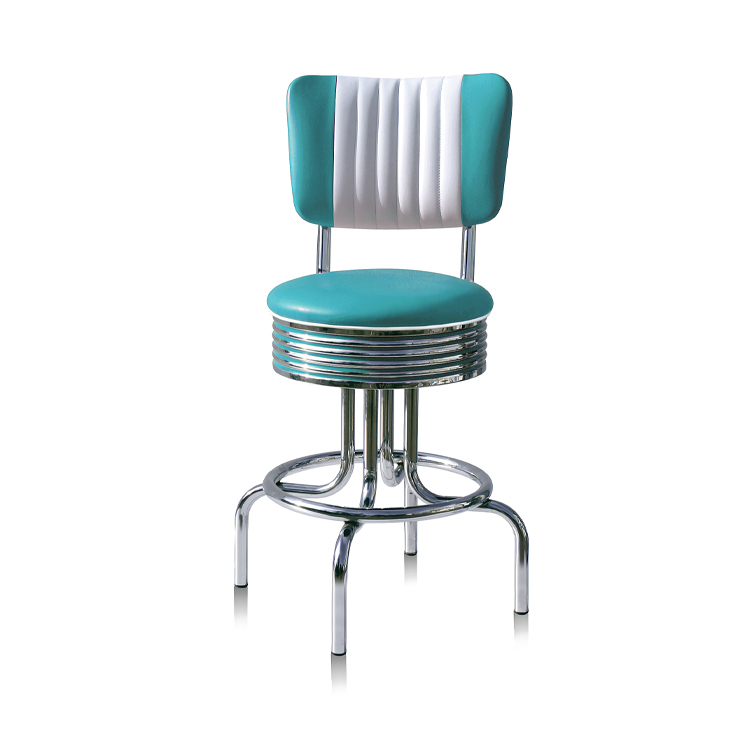 Bel Air Retro Barkruk BS-28-66-CB Turquoise