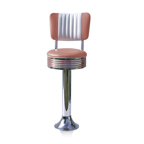 Bel Air Retro Barkruk BS-27-77CB Dusty Rose