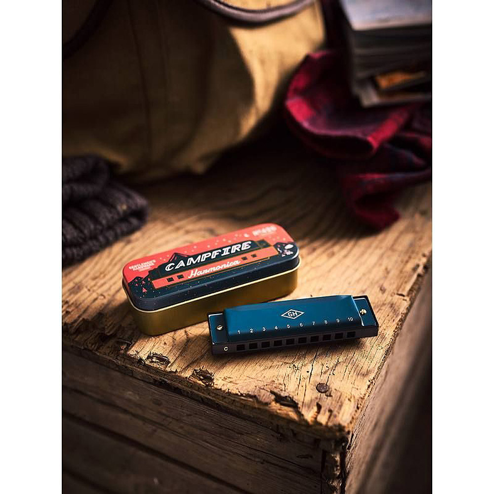 Kampvuur mondharmonica 