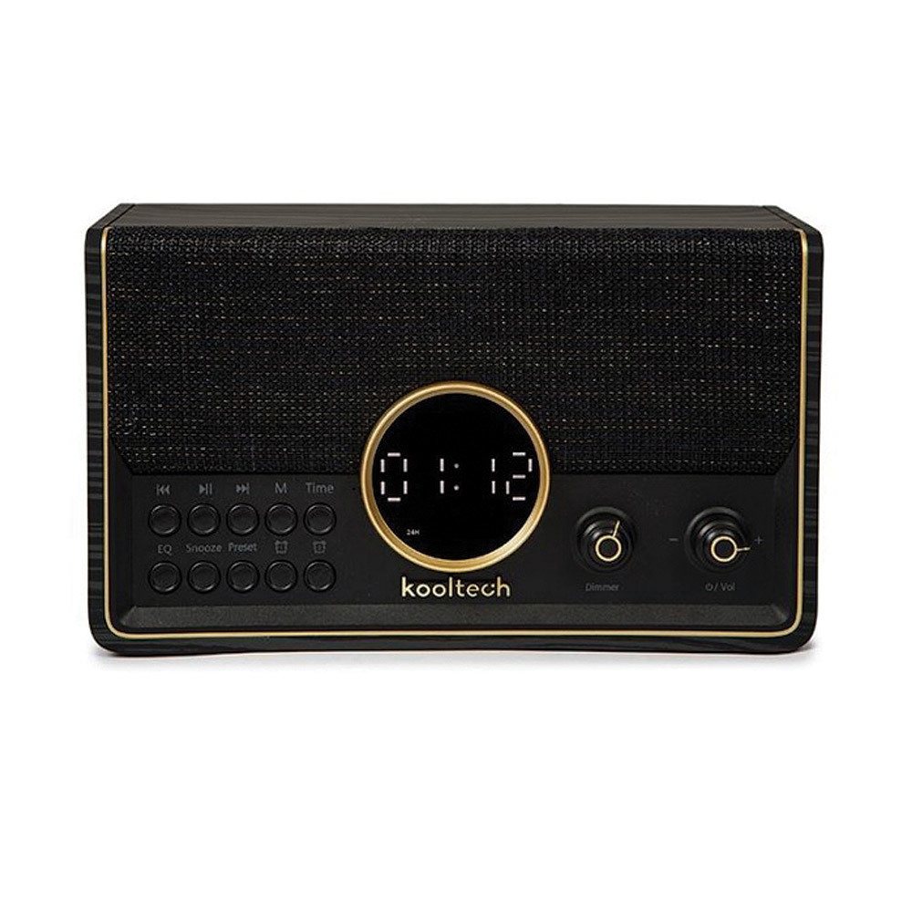 KoolTech House Retro radio AM FM Bluetooth Zwart