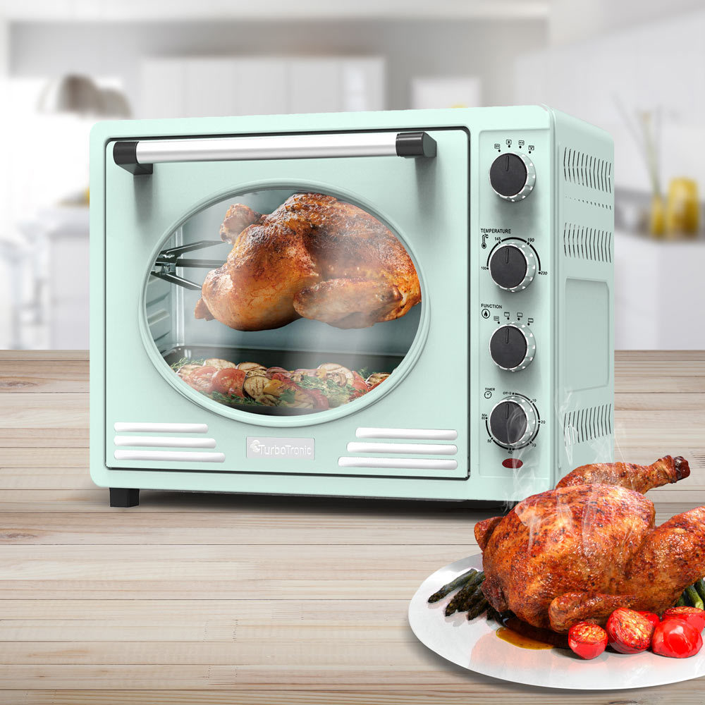 Retro mini oven 35 L turquoise