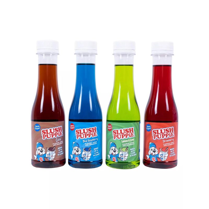 Slush Puppy siroop (zero sugar) 4-pack 180ml 