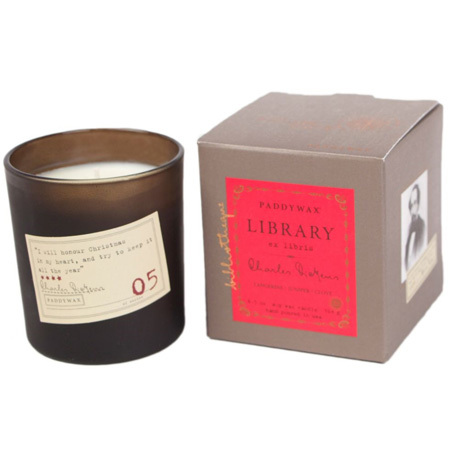 Geurkaars Charles Dickens - tangerine & juniper + clove