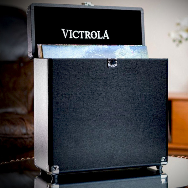 Victrola Retro Platenkoffer Zwart