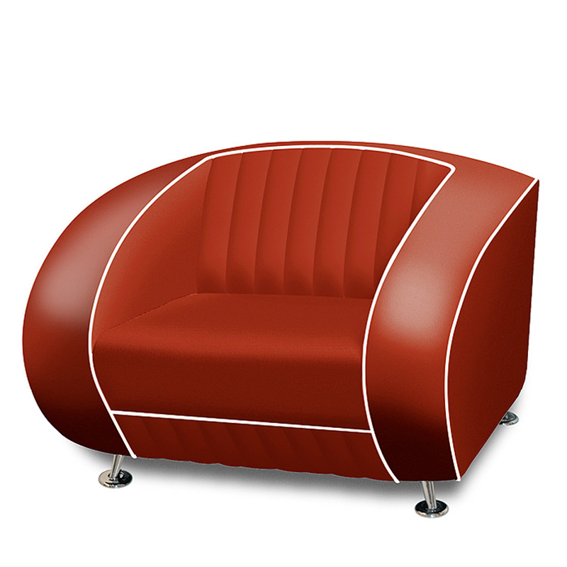 Bel Air Retro Fauteuil SF-01 Ruby