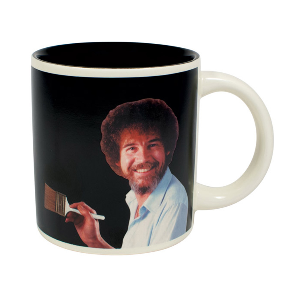 Bob Ross magische retro mok - mok verandert door warmte van kleur