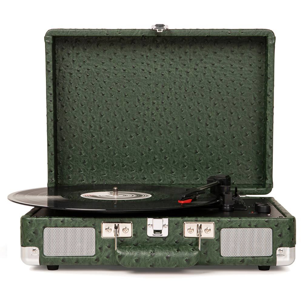 Crosley Cruiser Deluxe platenspeler Ostrisch Green