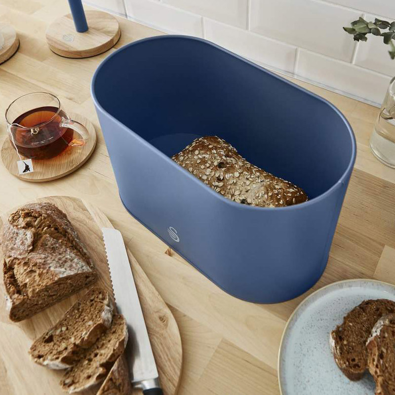 Swan Nordic retro broodtrommel blauw