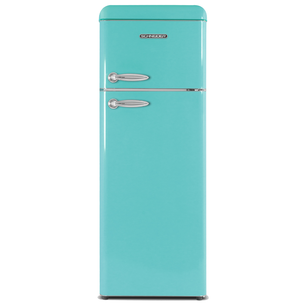 Schneider SCDD 208 V Retro Koelkast Acapulco Blue