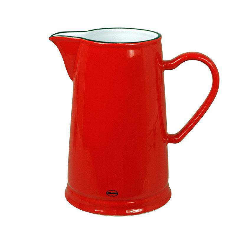 Retro waterkan 1.6 L vintage scarlet red
