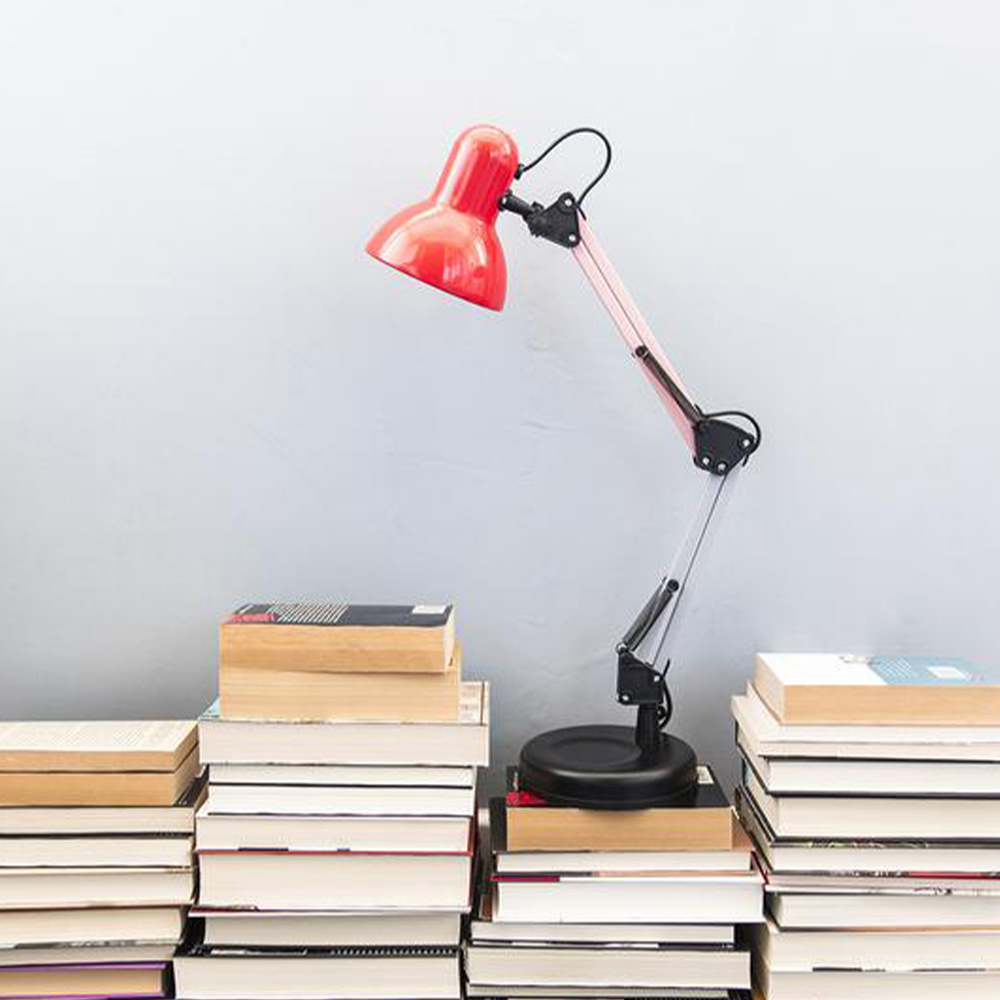 Tafellamp / bureaulamp rood