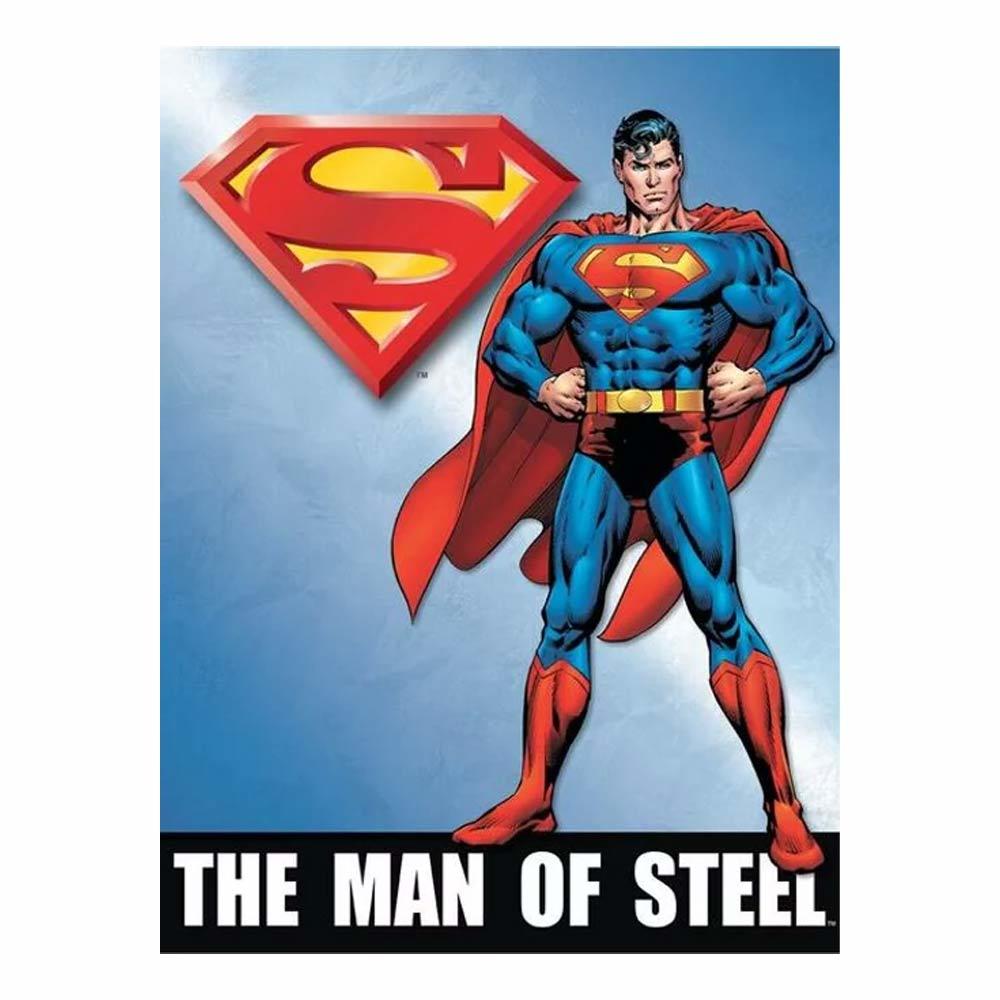 Metalen retro bord - Superman Man Of Steel
