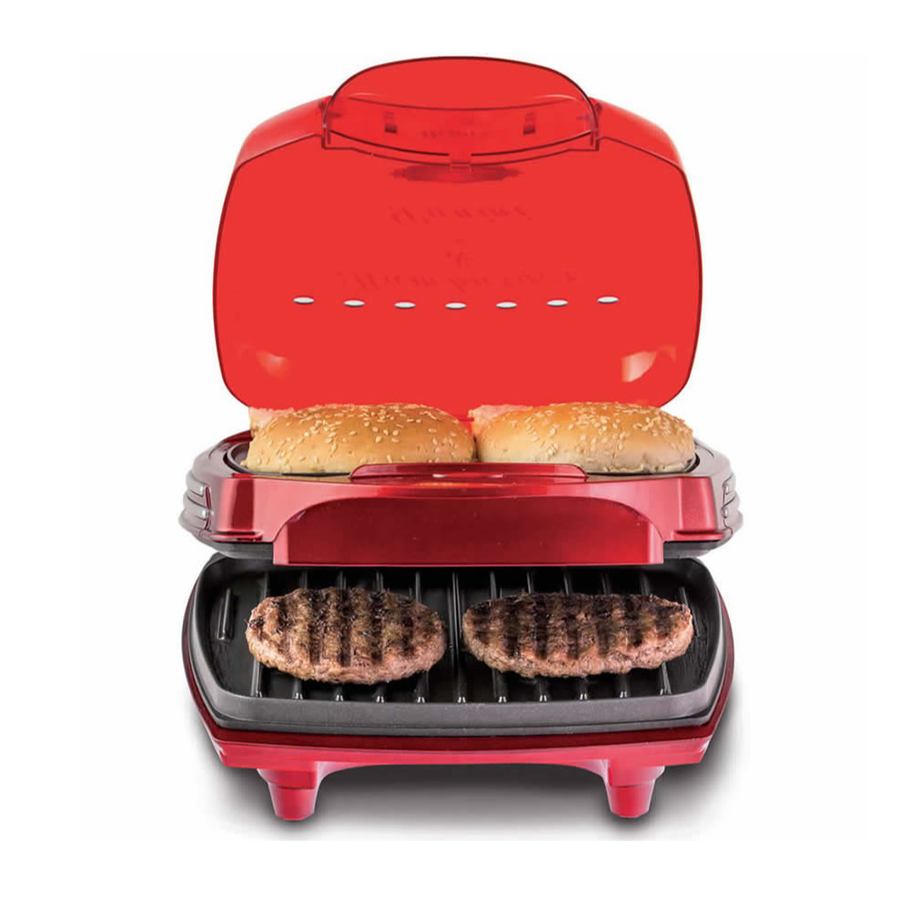 Ariete Retro Hamburger Maker Party Time Rood