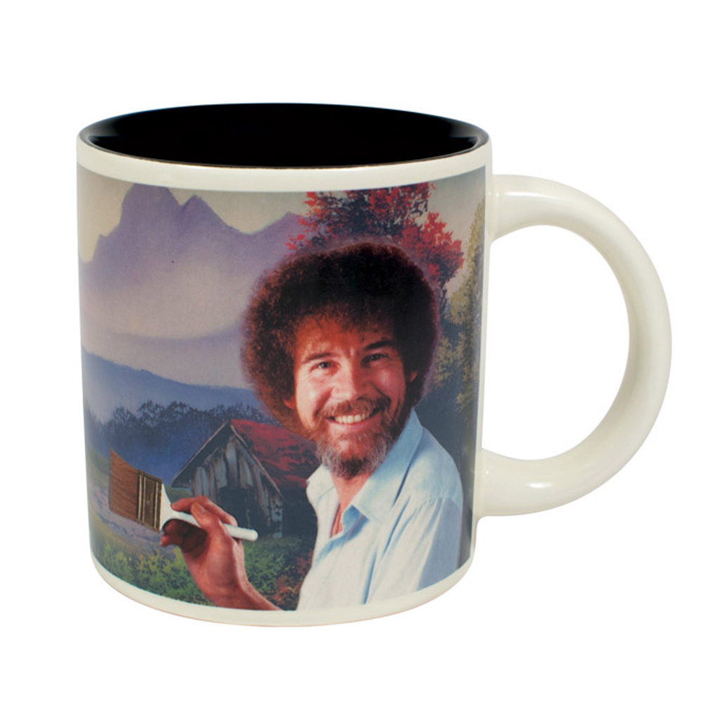 Bob Ross magische retro mok - mok verandert door warmte van kleur