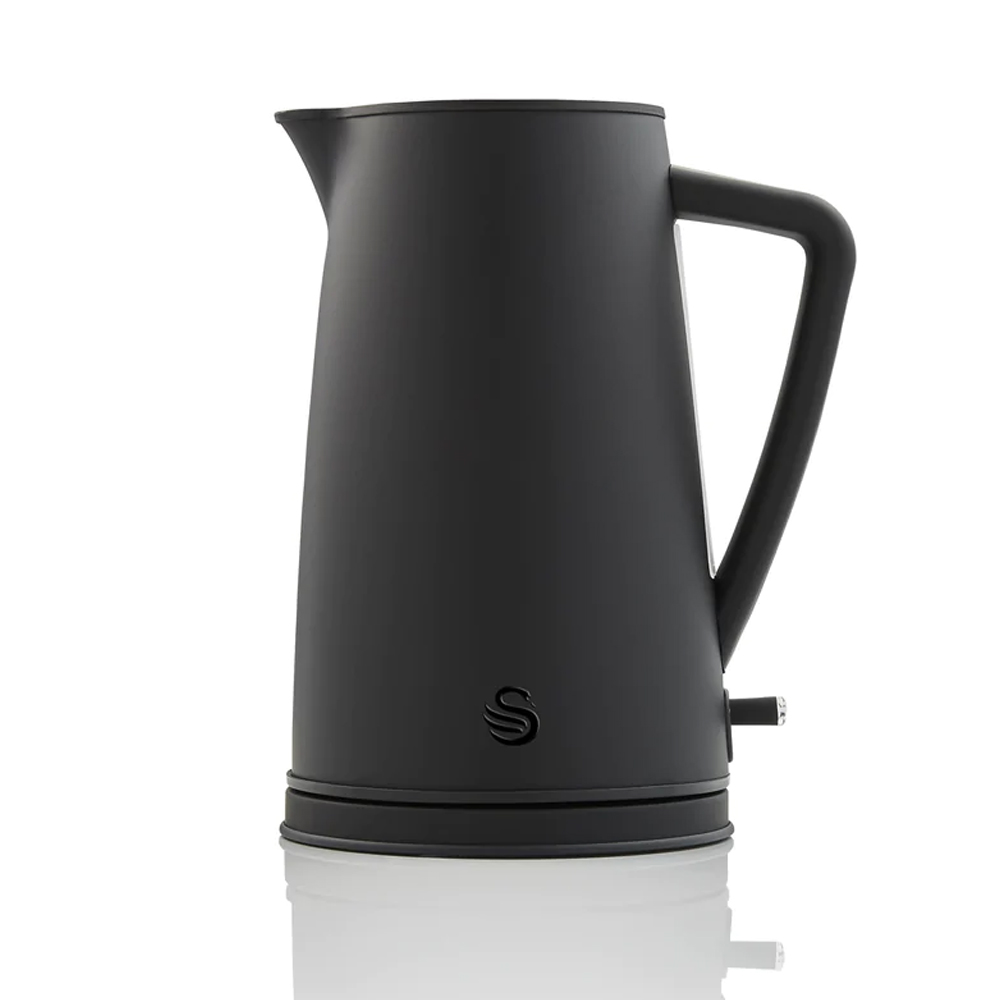Swan Stealth  1.7 Liter Waterkoker Mat Zwart