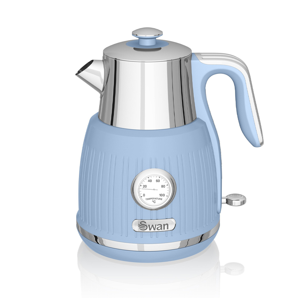 Swan SK31040BLN Retro Waterkoker 1.5 Liter Blauw