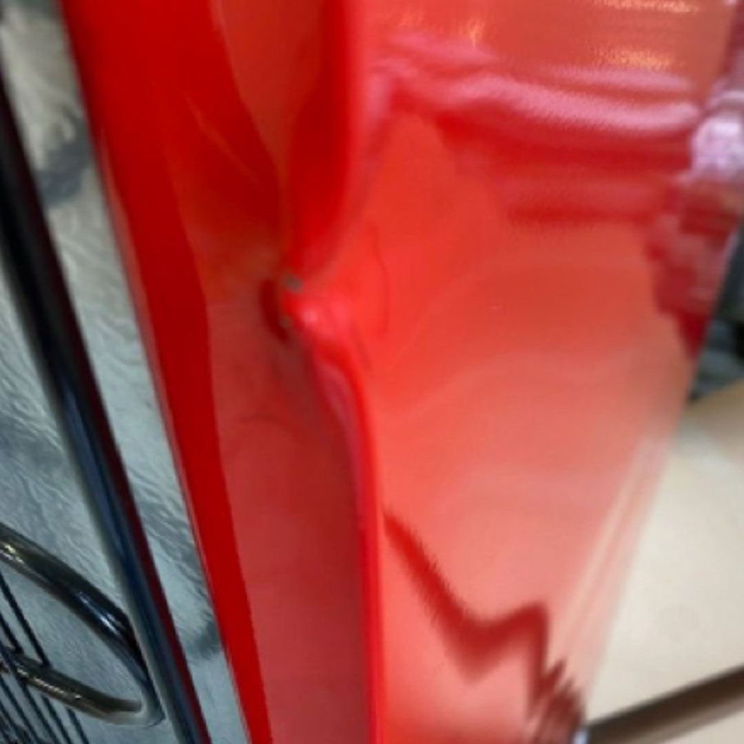Schneider SL 250 FR-CB Retro Koelkast Fire Red - 2e kans