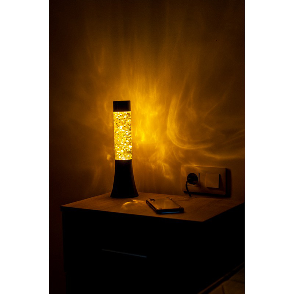 Mini lavalamp golden lava