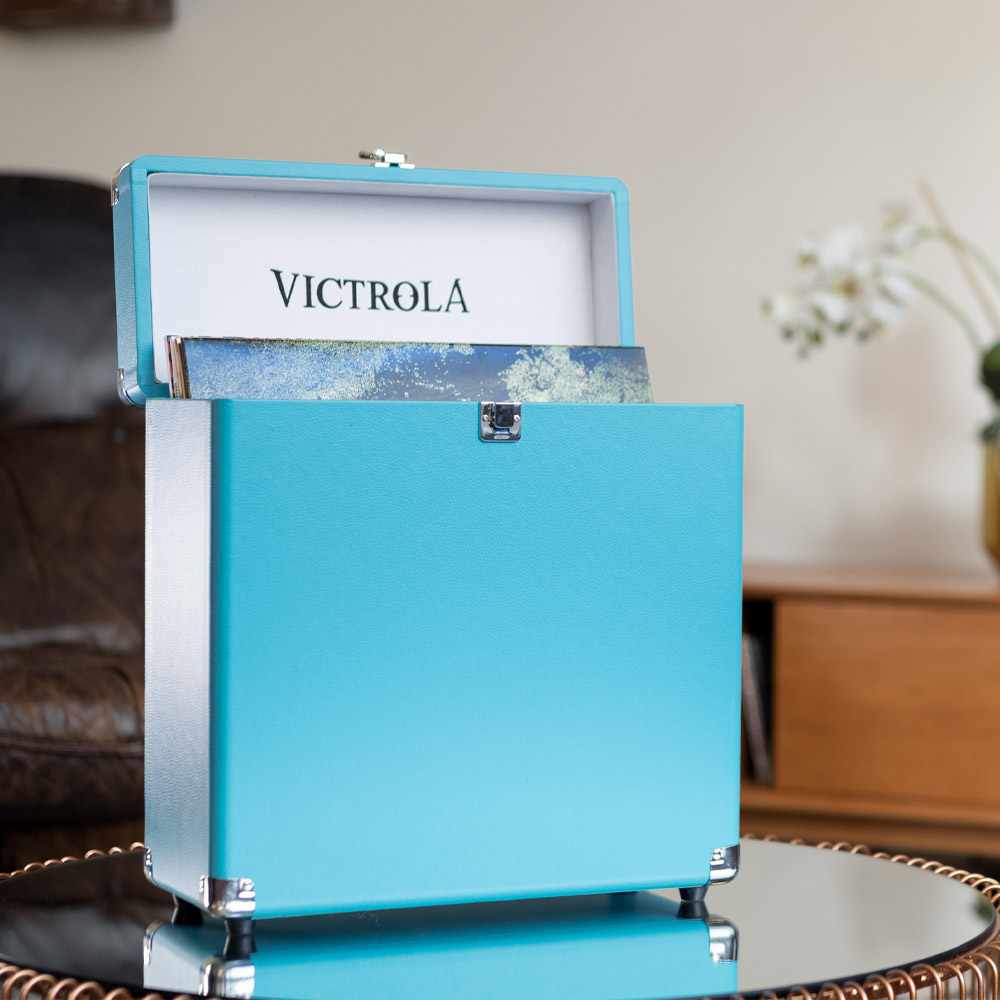 Victrola Retro Platenkoffer Turquoise