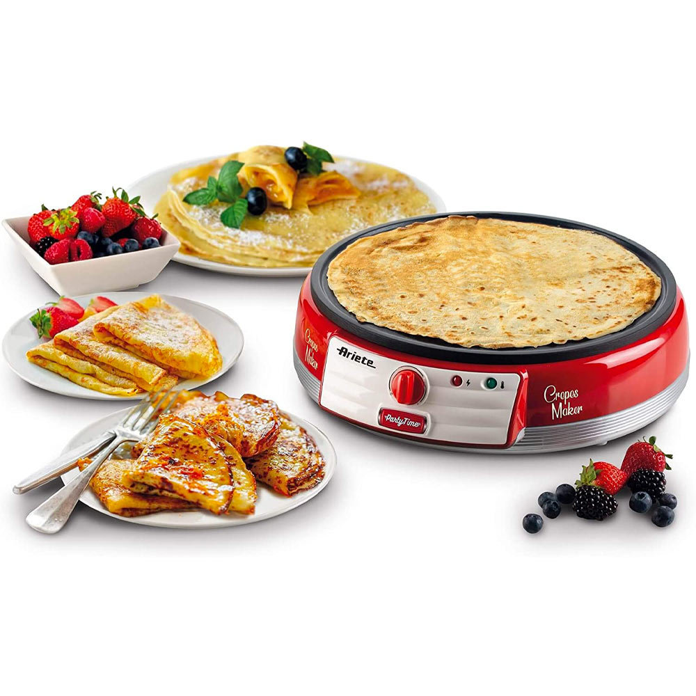 Ariete Crepe & Pannenkoek Maker Party Time Rood