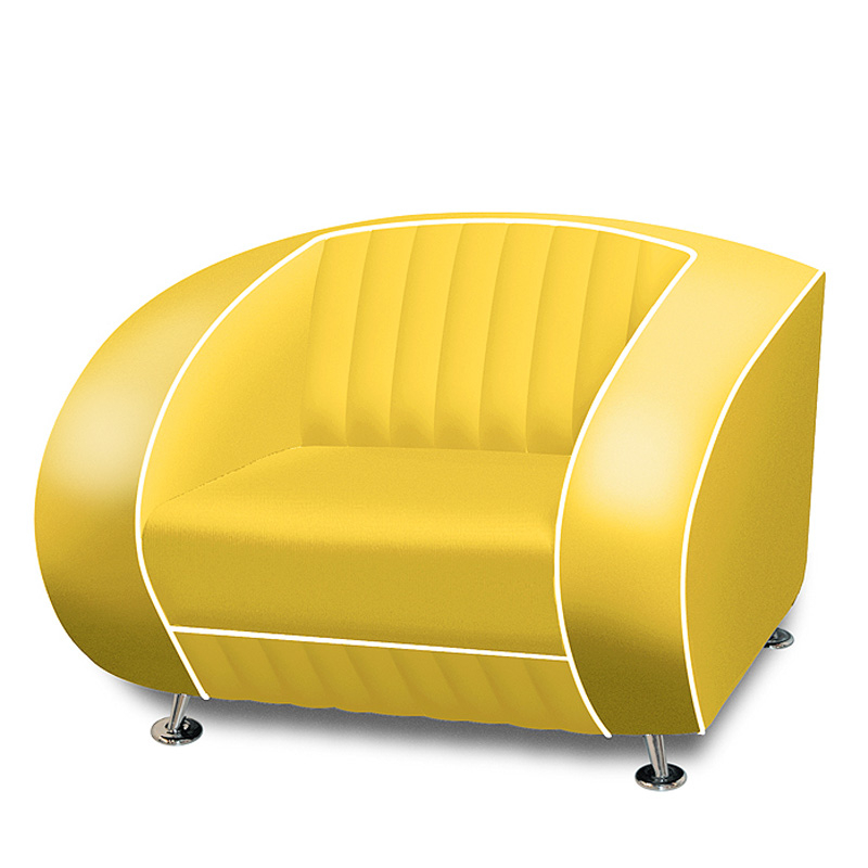 Bel Air Retro Fauteuil SF-01 Geel