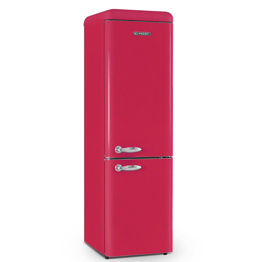 Schneider SCCB 250 V Retro Koelkast Hawai Red