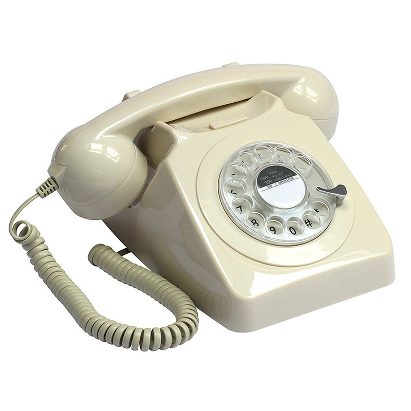 GPO 746 Draaischijf retro telefoon ivoor