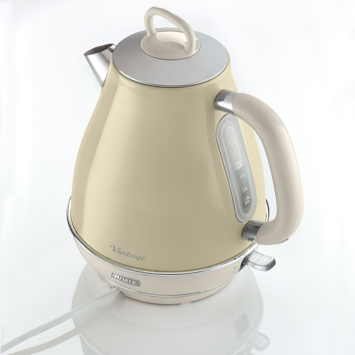 Ariete retro waterkoker 1.7 L Beige