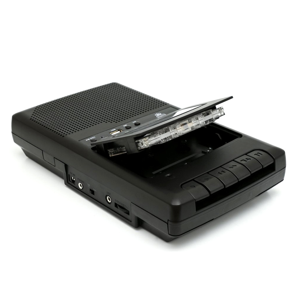 GPO CRS132 draagbare retro cassetterecorder USB/Microfoon