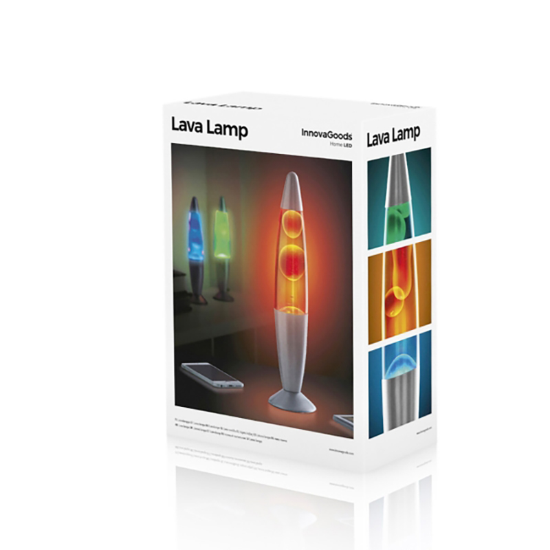 Lavalamp rood