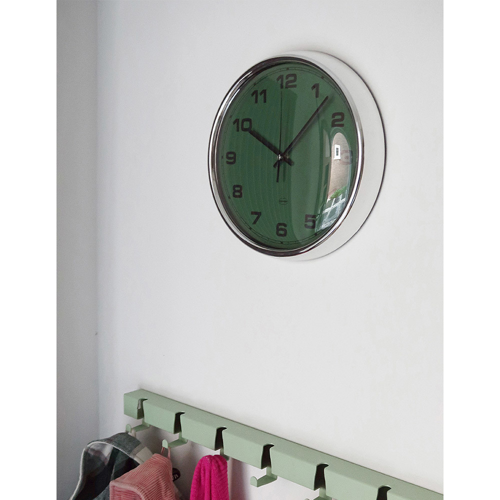 Cabanaz Retro Wandklok Pine Green
