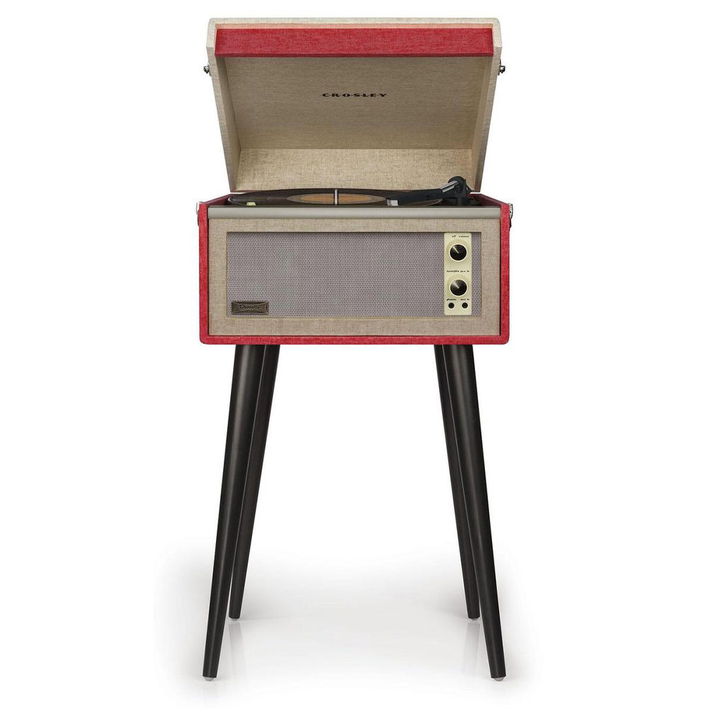 Crosley Bermuda Retro Platenspeler Bluetooth Rood