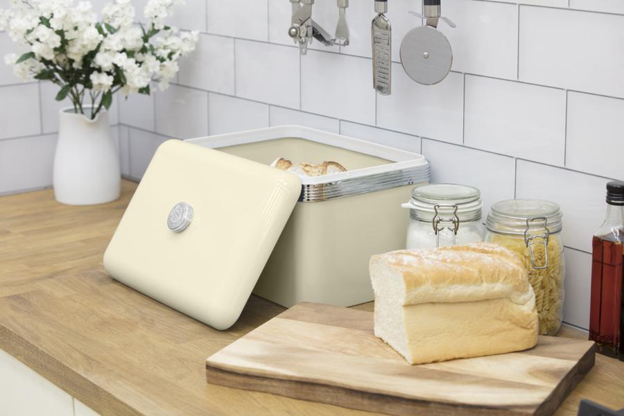 Swan retro broodtrommel creme