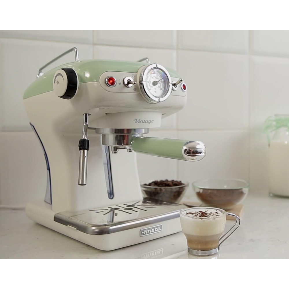 Espressomachine vintage groen
