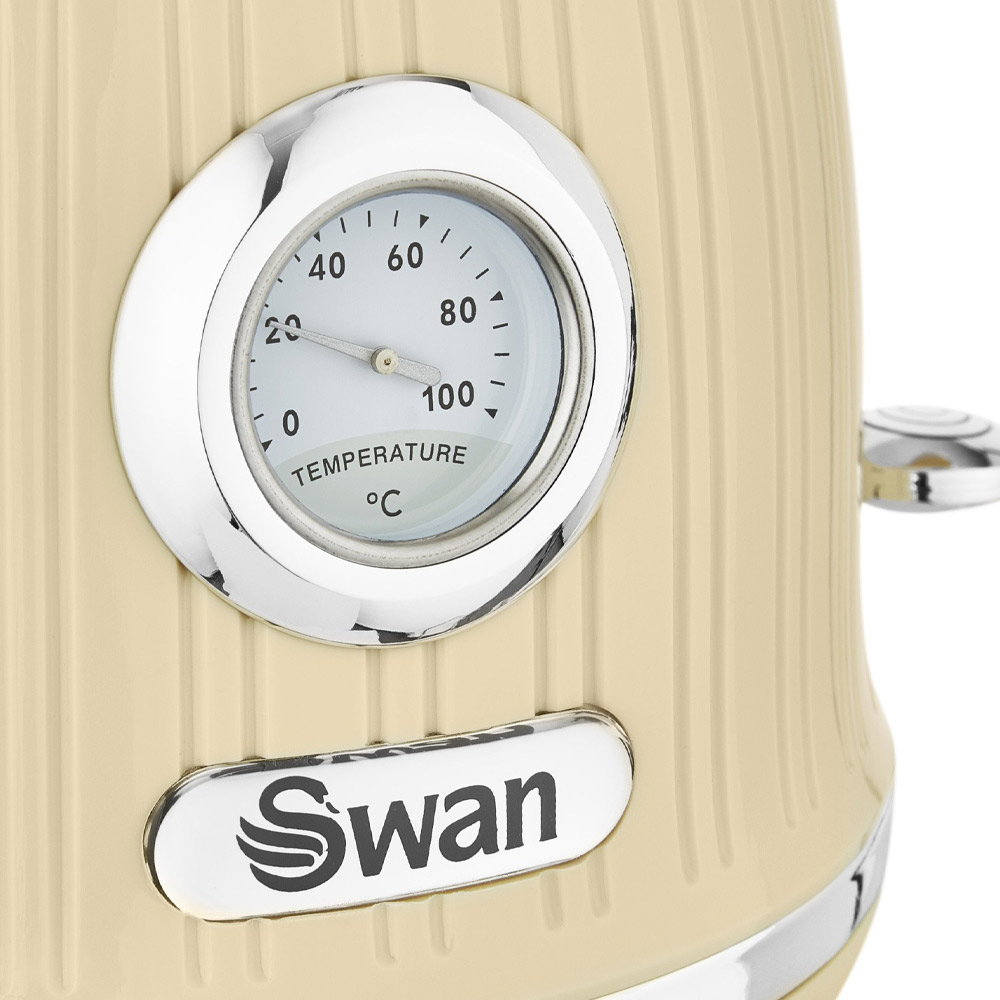 Swan retro waterkoker 1.5 liter creme